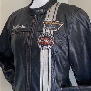 Harley Davidson Genuine Leather Riding Jacket